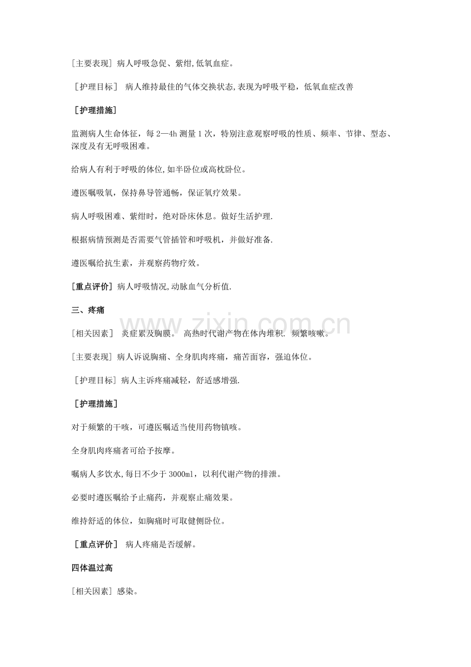 肺炎病人标准护理计划.doc_第2页