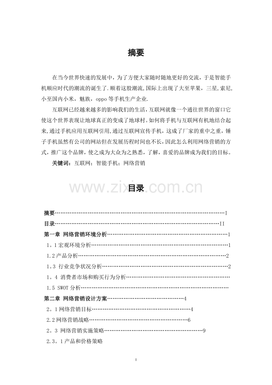 某公司(产品)网络营销策划方案.doc_第1页