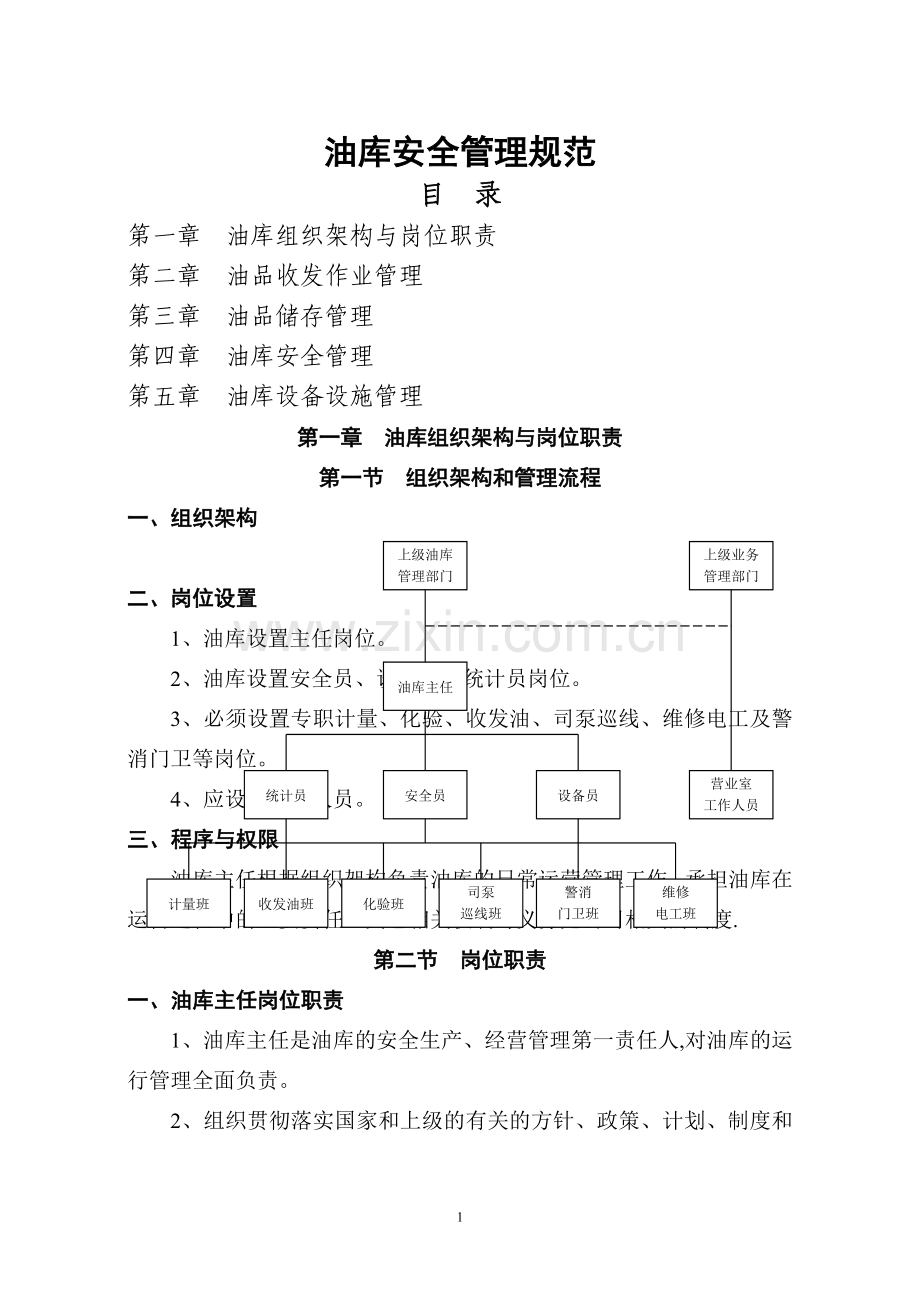 油库岗位职责与操作流程.doc_第1页