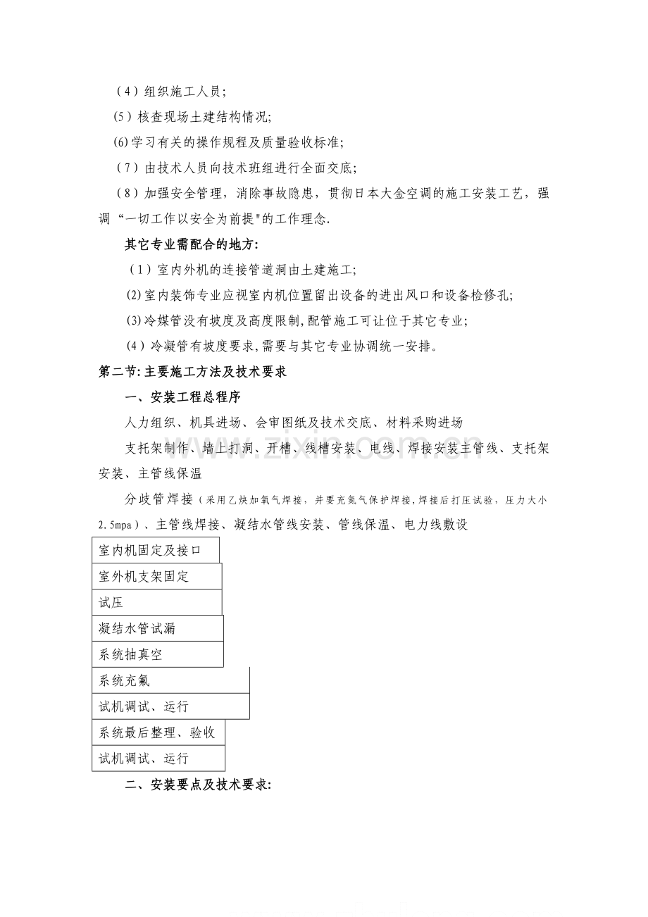 巴中平昌某vrv空调施工组织设计-secret.doc_第2页