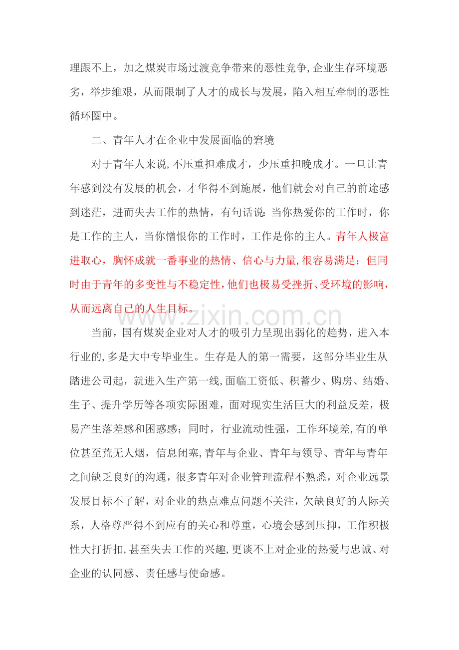 浅谈如何发挥青年员工在企业发展中的先锋作用.doc_第2页