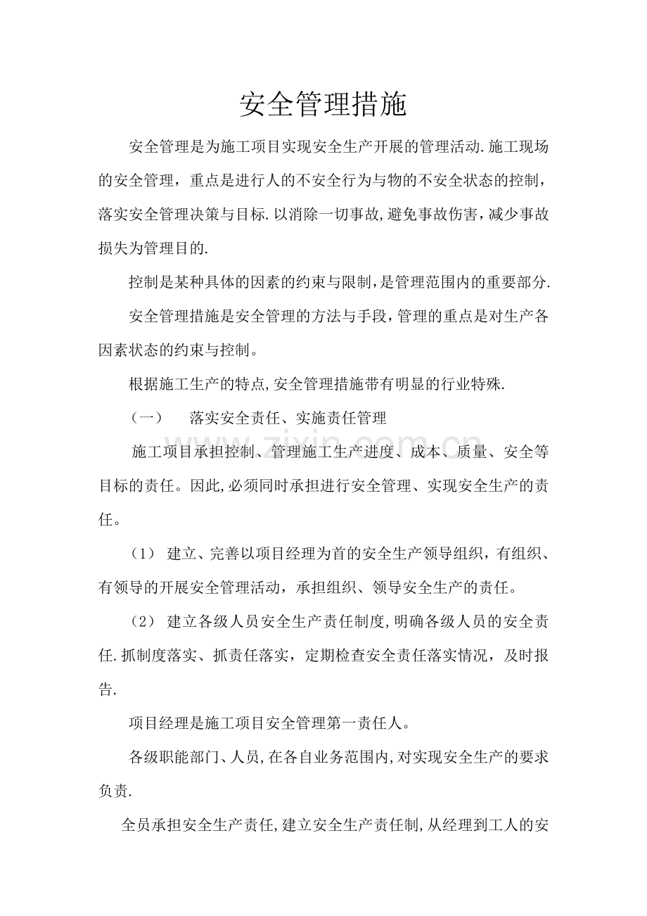 安全管理措施52348.doc_第1页