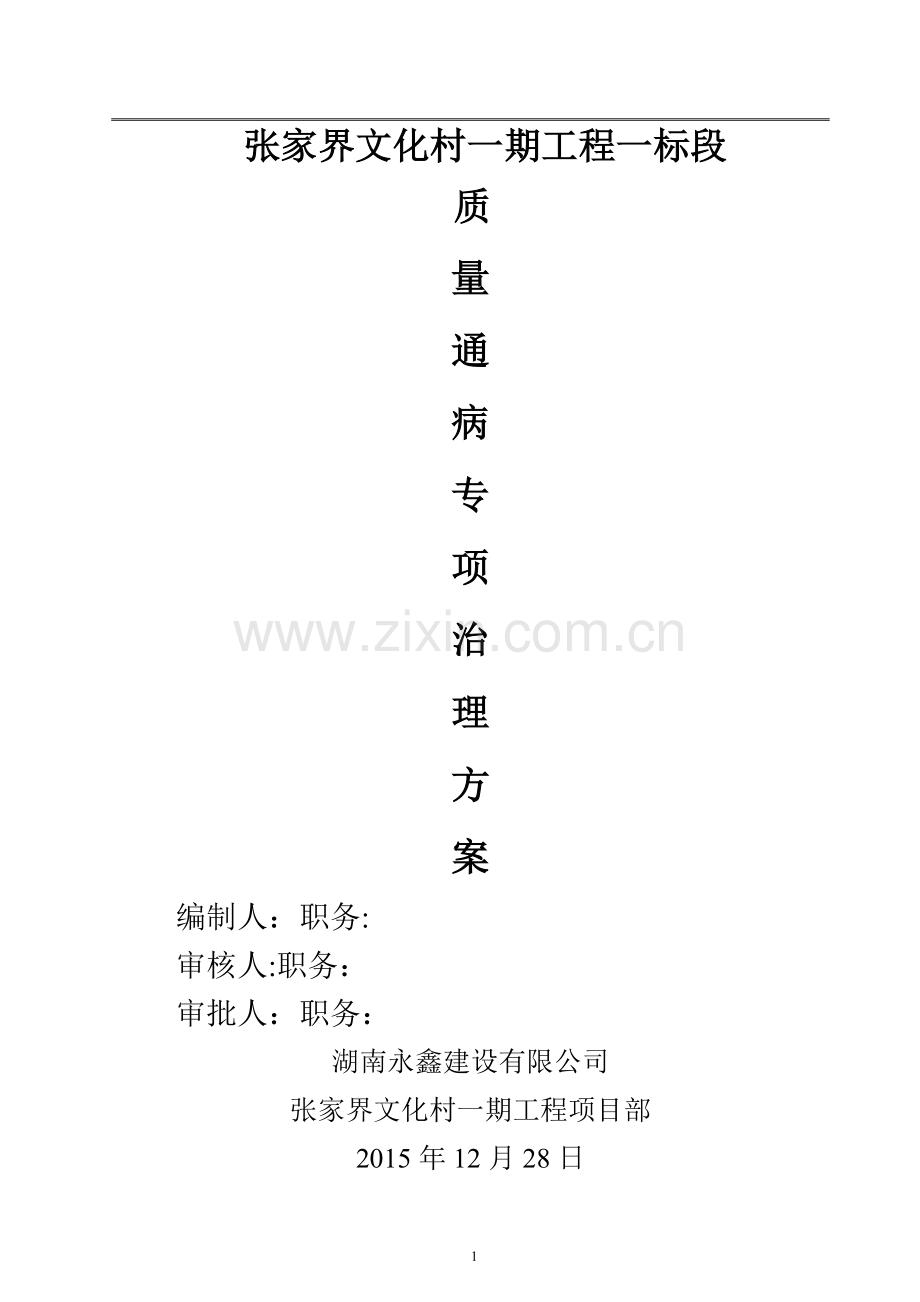 月亮湾--质量通病专项治理方案.doc_第1页