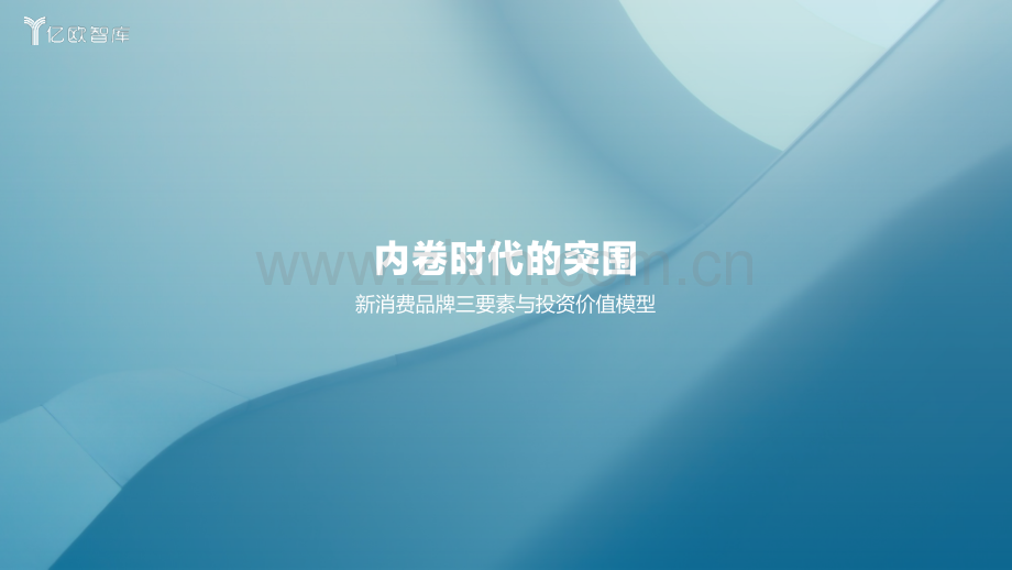 内卷时代的突围之新消费品牌三要素与投资价值模型.pdf_第1页