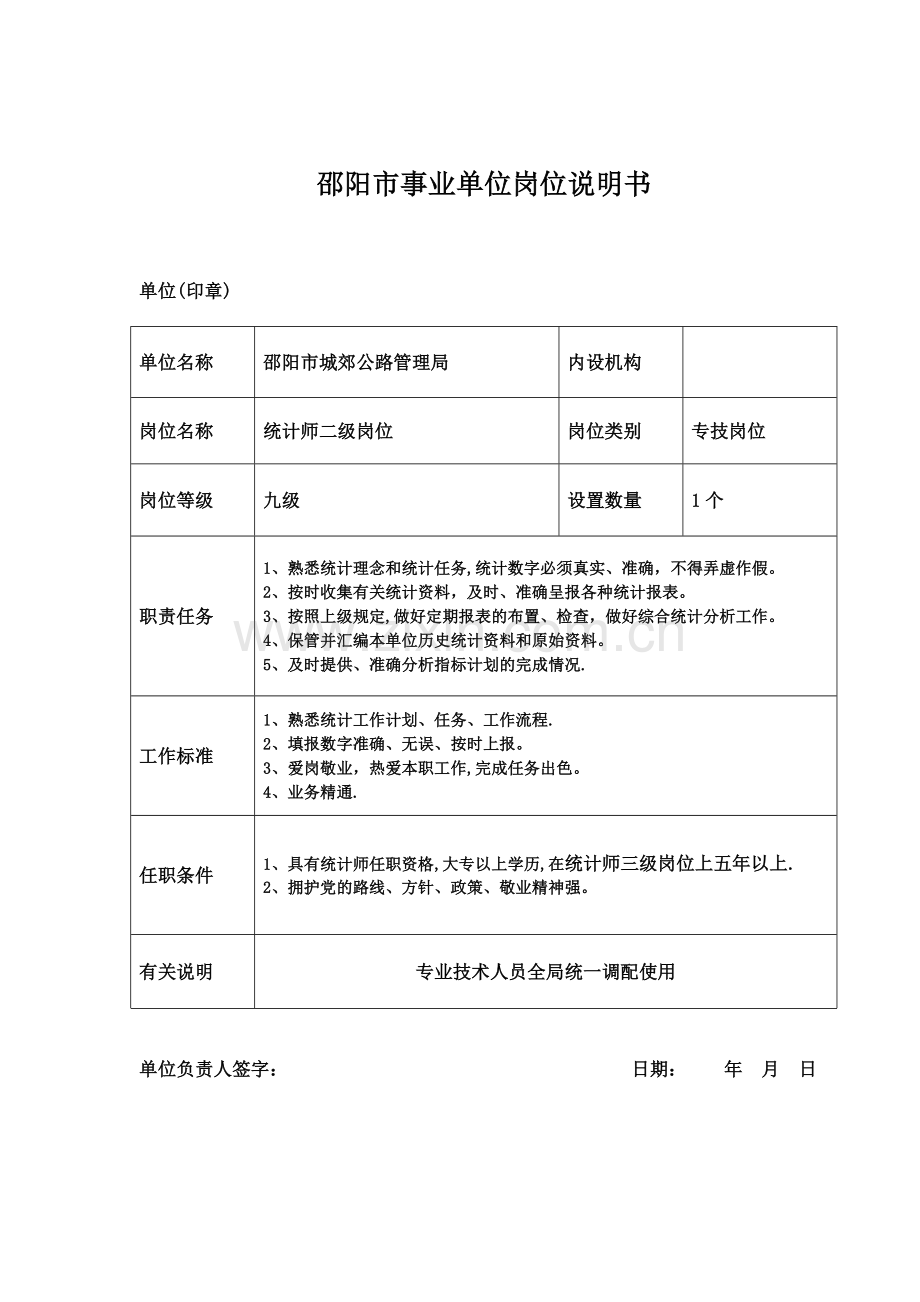补岗位说明书.doc_第2页