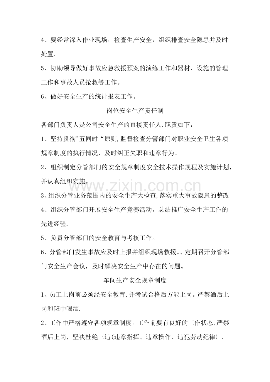 安全生产规章制度(上墙).doc_第2页