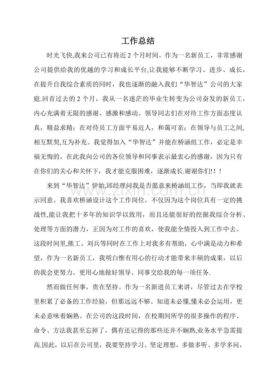 新员工入职工作总结.docx_第1页
