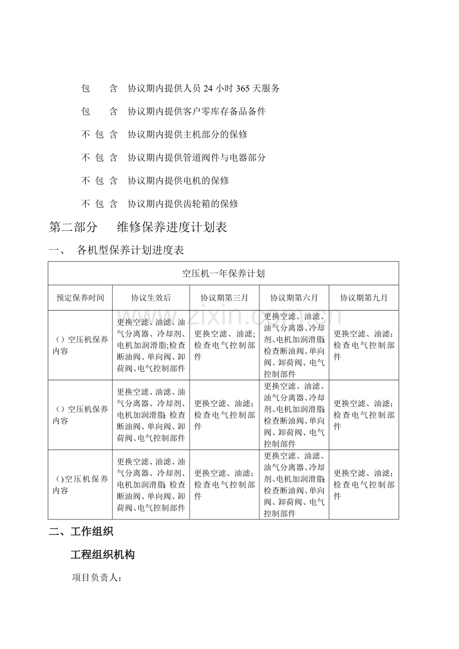 空压机年度保养方案.doc_第2页