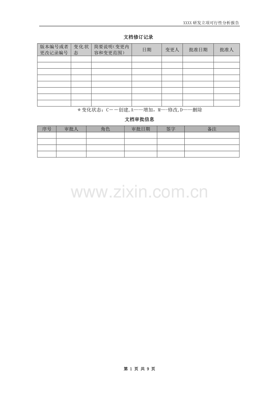 研发项目可行性分析报告模板.doc_第2页