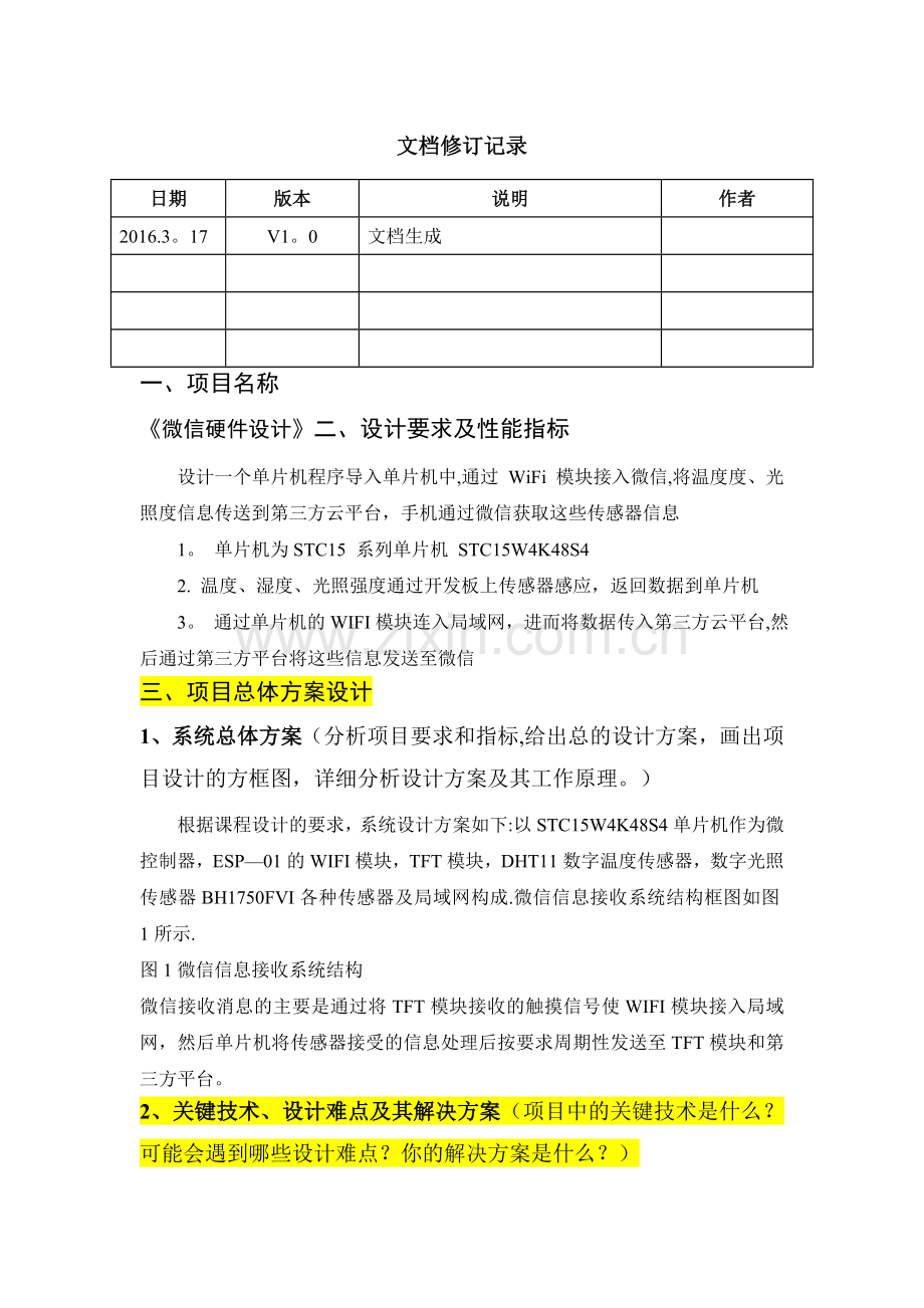 技术设计方案文档模板V1.0.doc_第2页