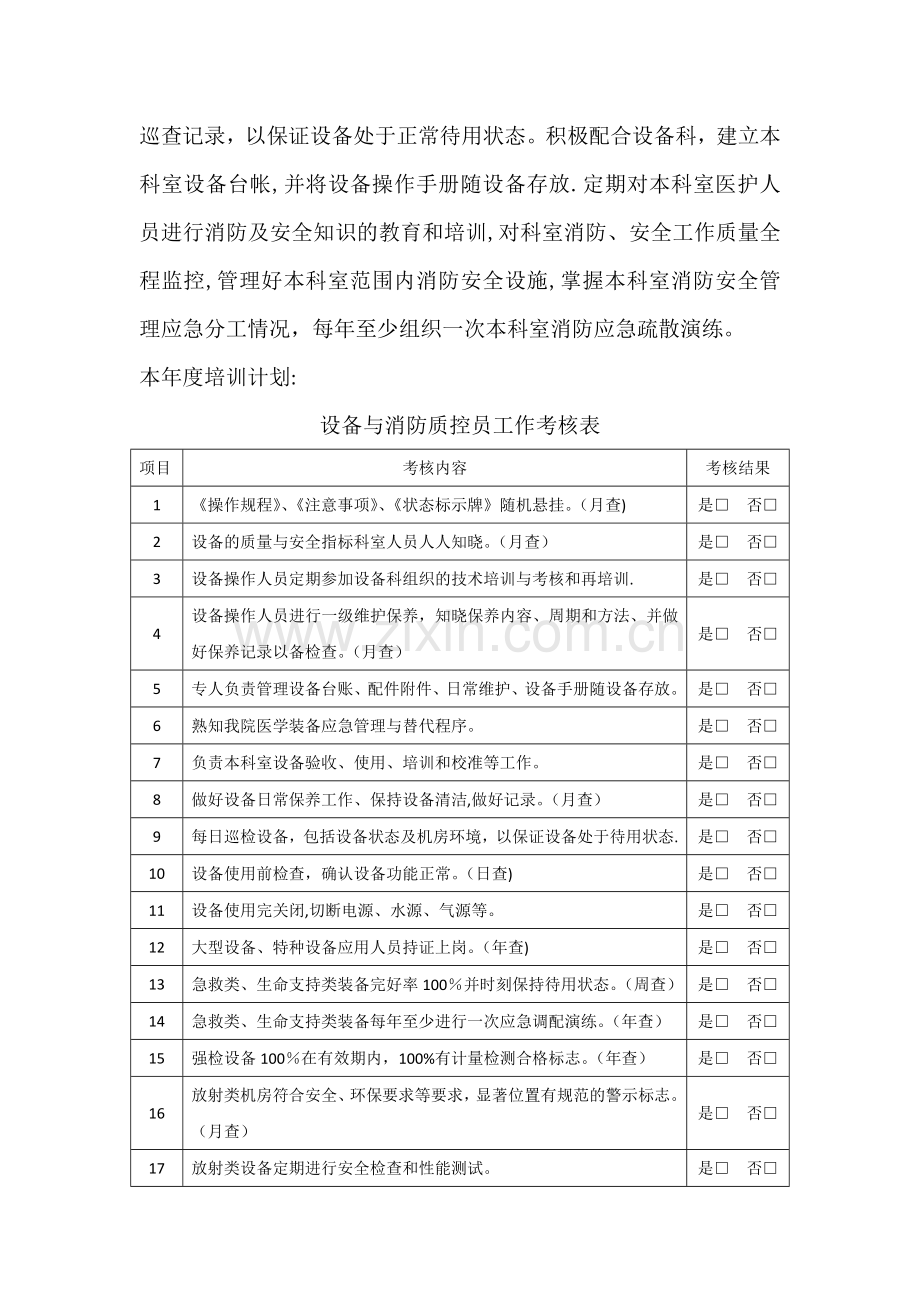 设备与消防安全质控员工作记录本.docx_第2页