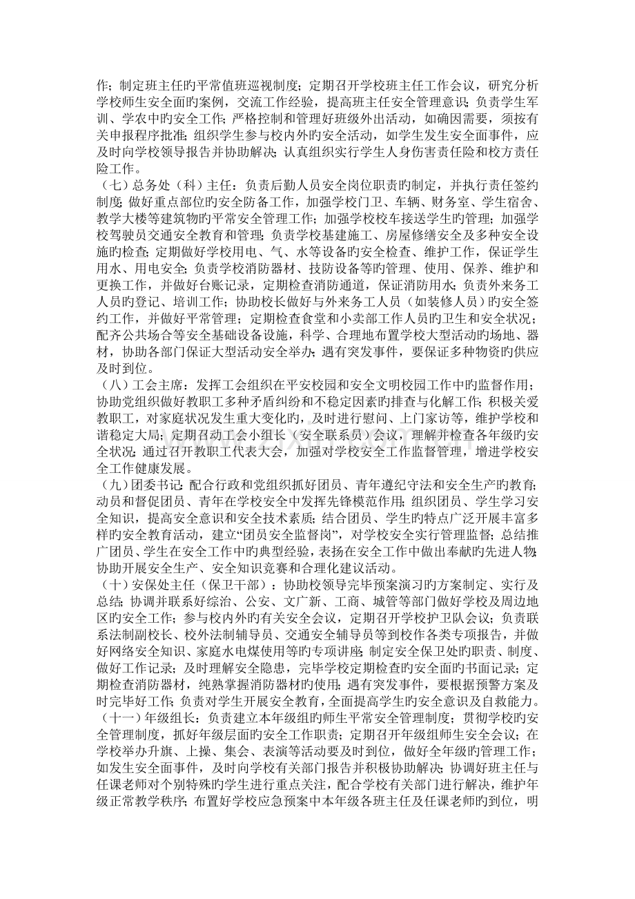学校各岗位职责(一岗双责).doc_第2页