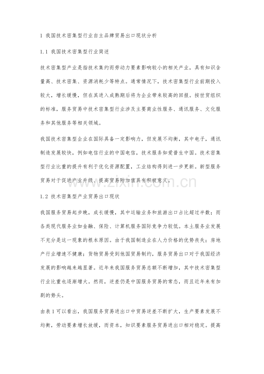 一带一路下我国自主品牌出口发展研究.docx_第2页