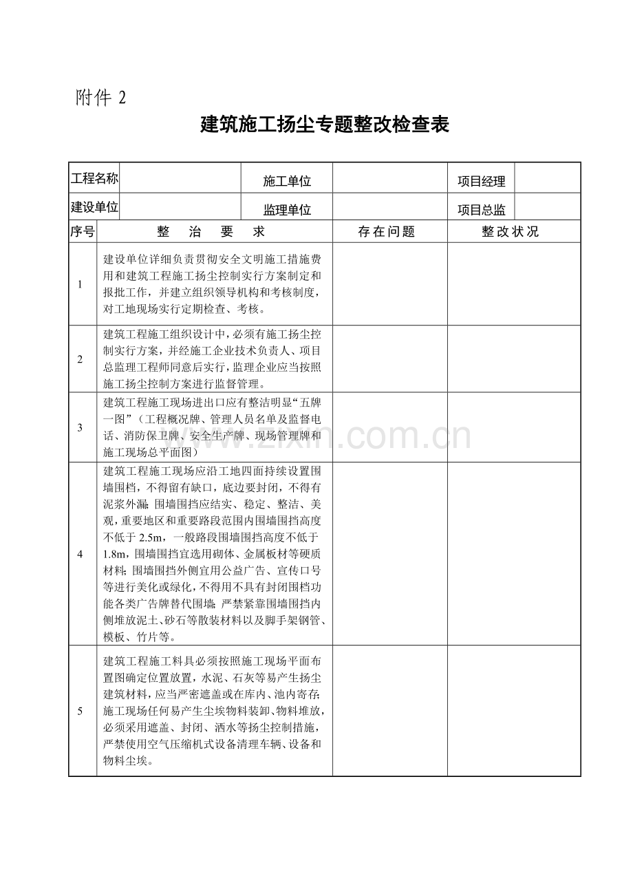 建筑施工现场扬尘污染专项检查评分表.doc_第1页