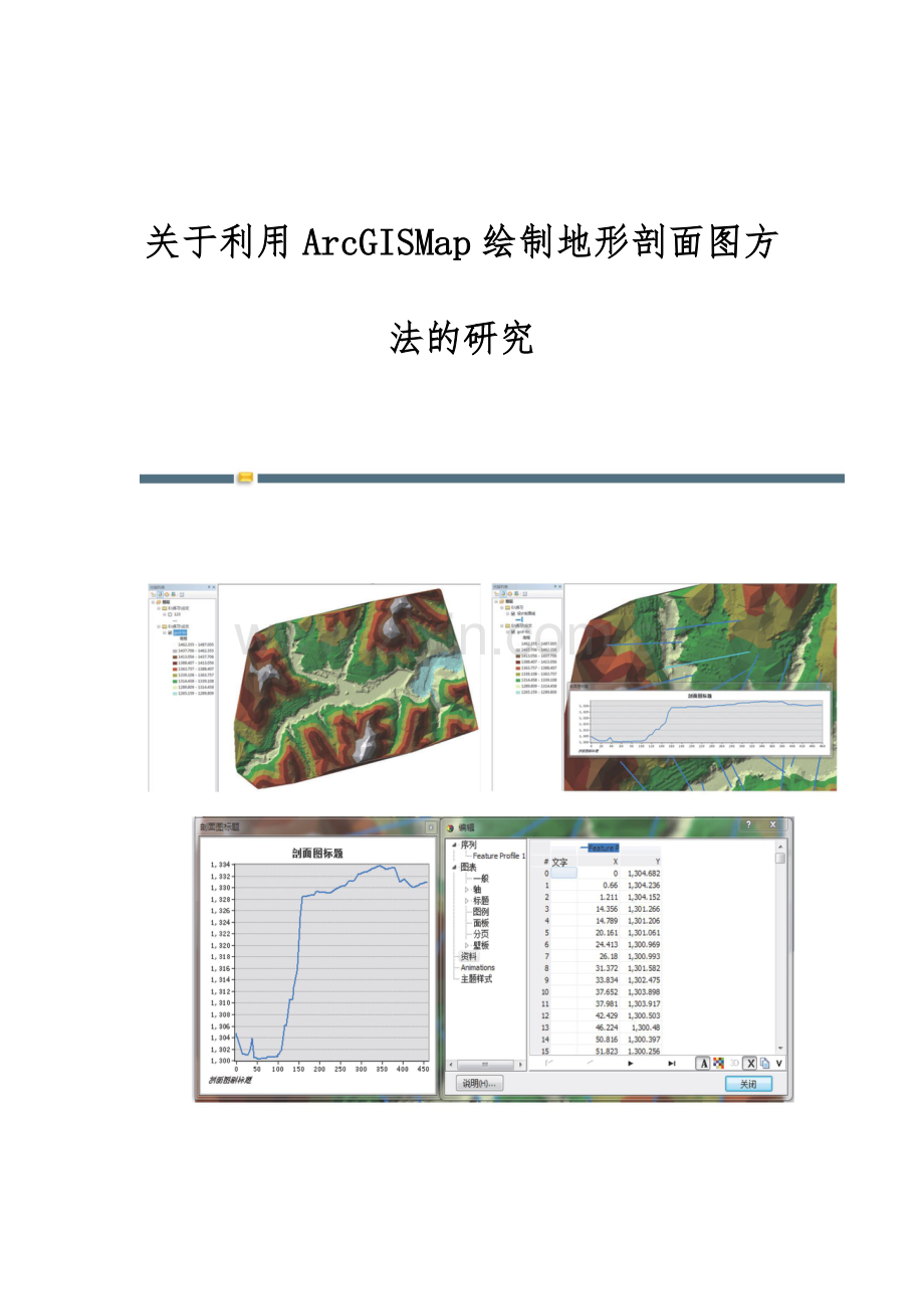 关于利用ArcGISMap绘制地形剖面图方法的研究.docx_第1页