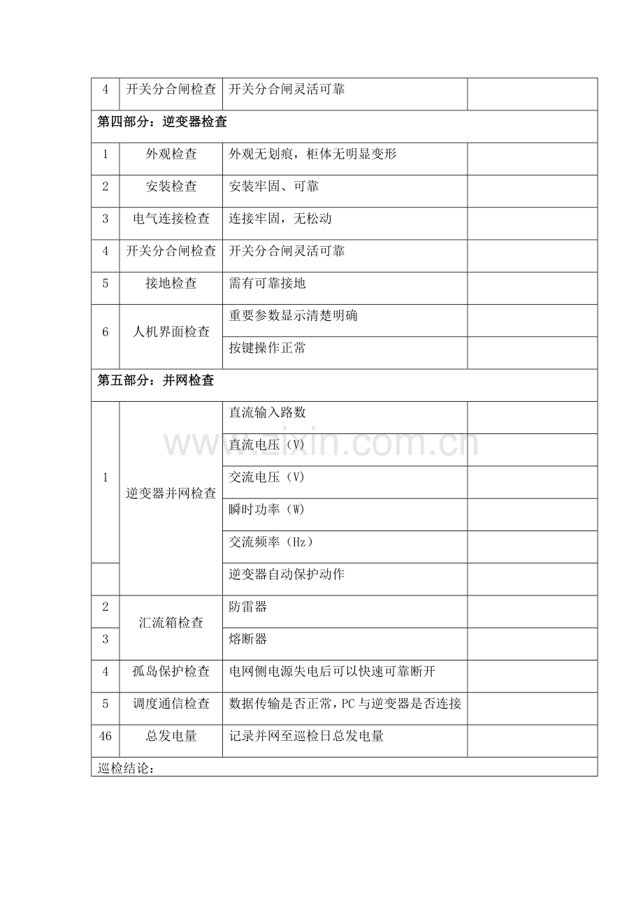 光伏电站巡检记录表.doc_第2页