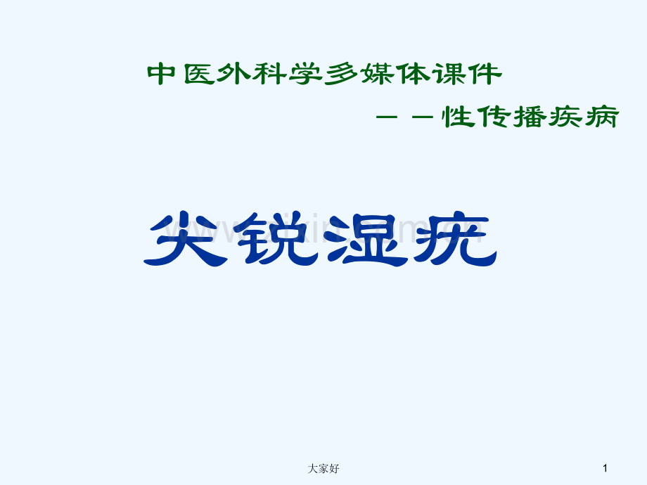 尖锐湿疣-PPT.ppt_第1页