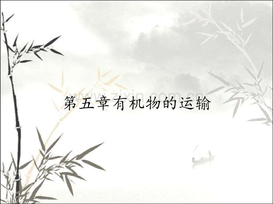 第五章有机物的运输.pptx_第1页