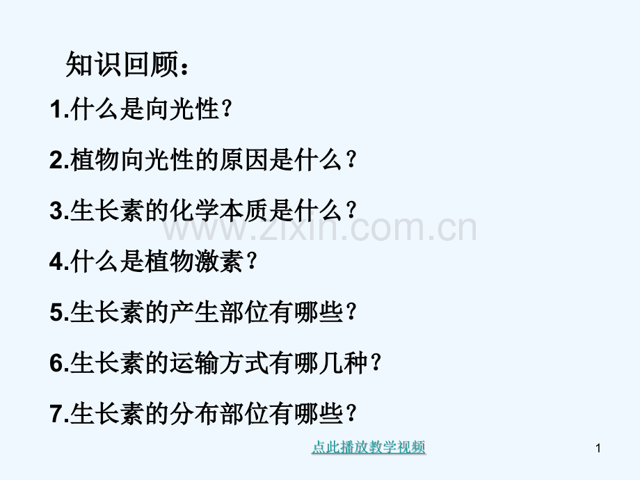 生长素的生理作用系列-PPT课件.ppt_第1页