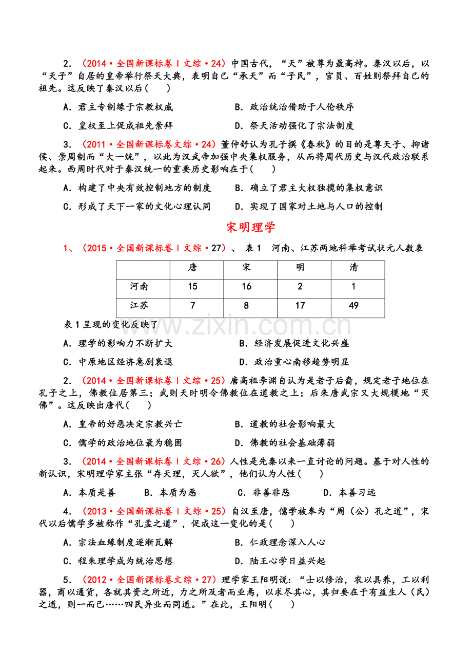 中国古代思想文化真题.doc_第2页