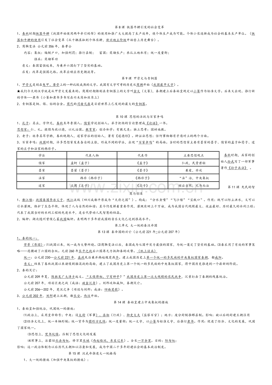 北师大版初中历史全部知识点总结.doc_第2页