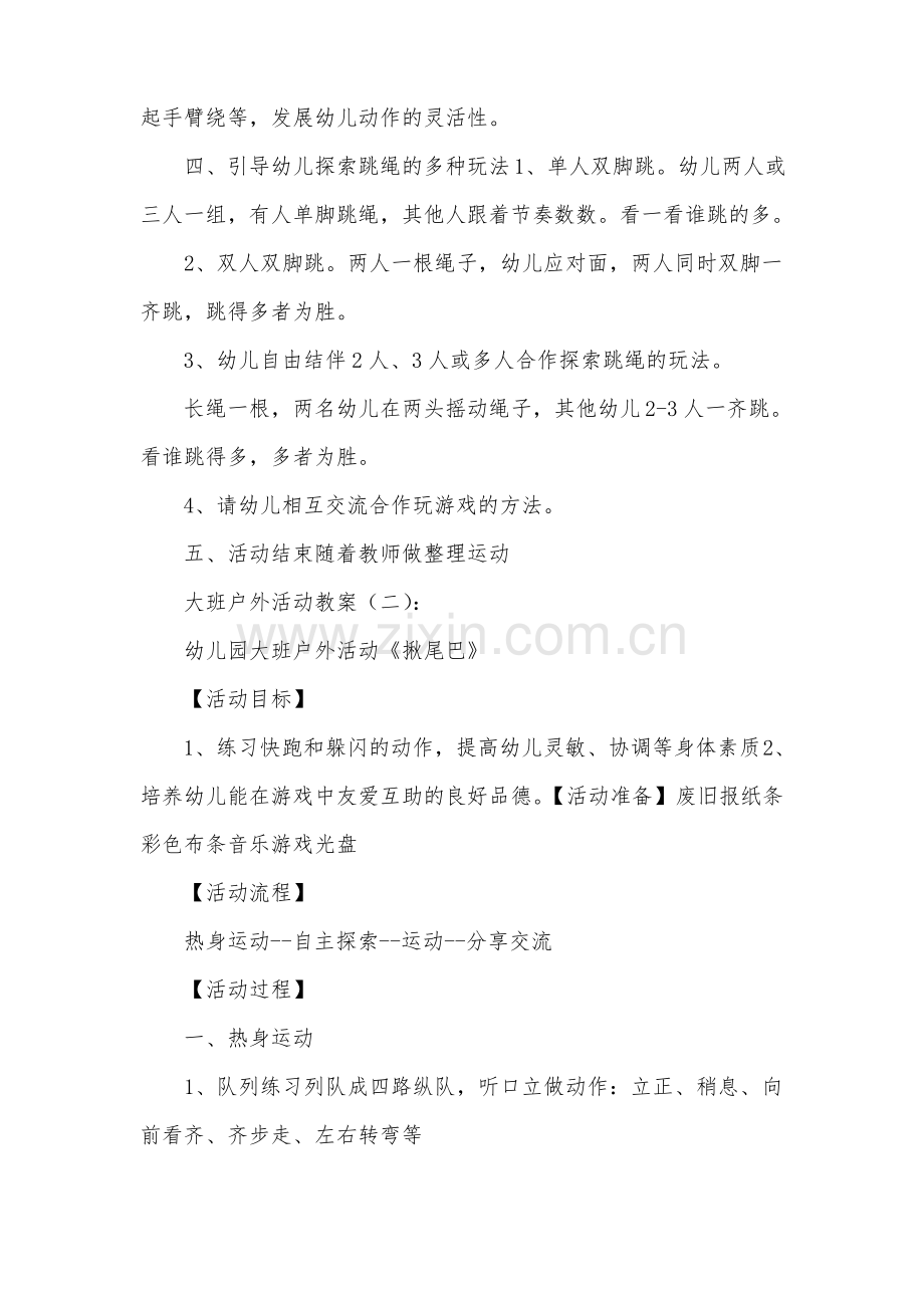 大班户外活动教案30篇.pdf_第2页