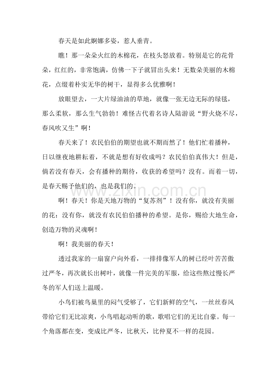 关于的春天景色的作文.doc_第2页