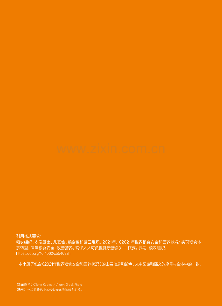 2021年世界粮食安全和营养状况.pdf_第2页