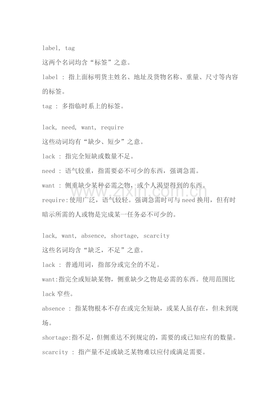 九年级英语常用同义词复习12.doc_第1页