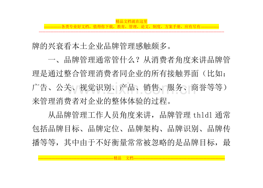 本土企业如何做好品牌管理工作.doc_第2页