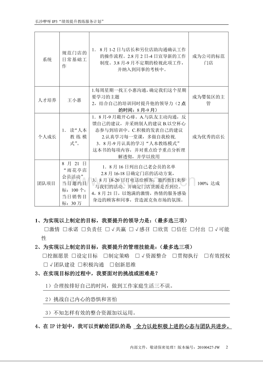 绩效提升教练服务计划承诺书中周-尾周付梦麟.doc_第2页