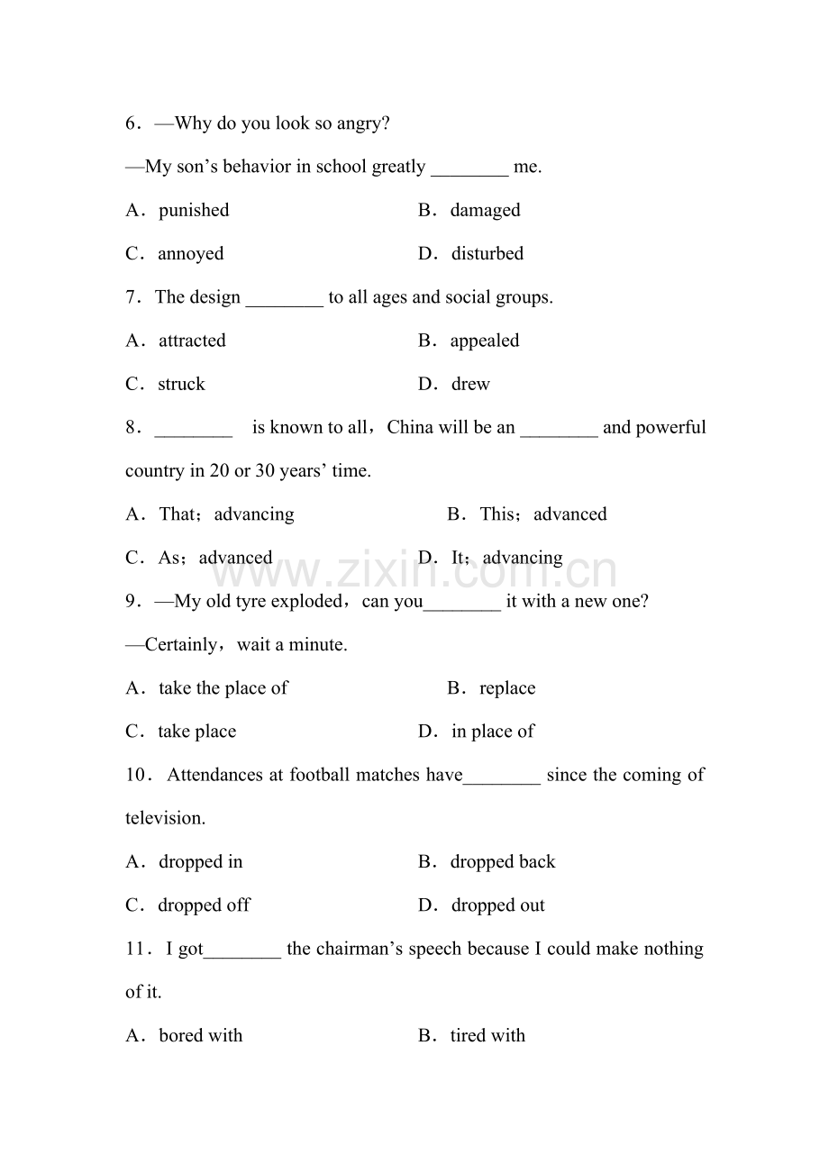 高三英语模块复习试题4.doc_第2页