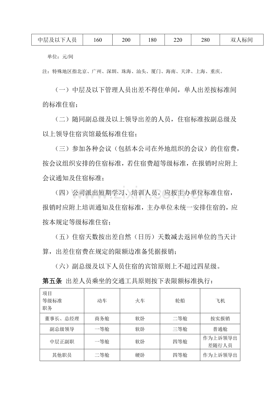 出差及费用管理制度.doc_第2页