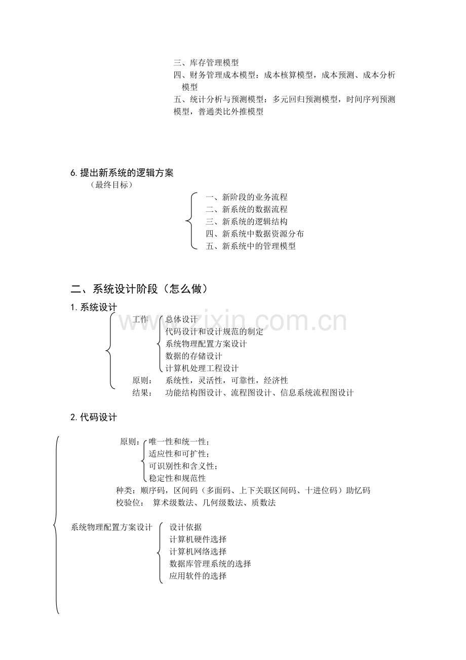 管理信息系统》系统分析、系统设计、系统实施三章总结.doc_第2页