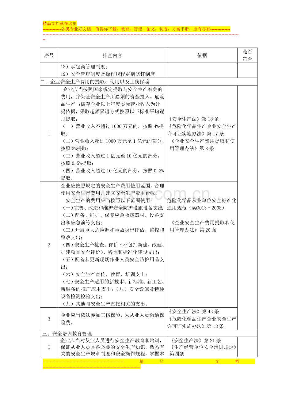 安全基础管理隐患排查表.doc_第2页