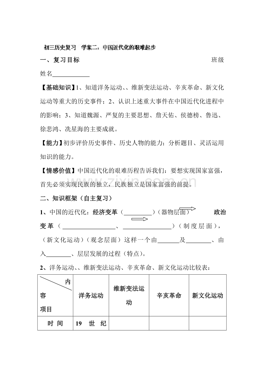 2015届中考历史第一轮强化训练题38.doc_第1页