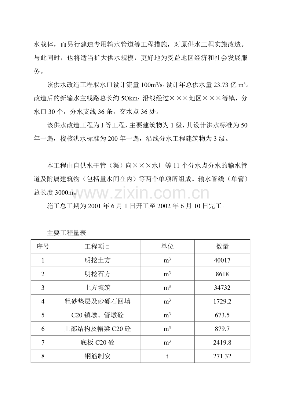 ×××供水工程施工组织设计方案.doc_第2页