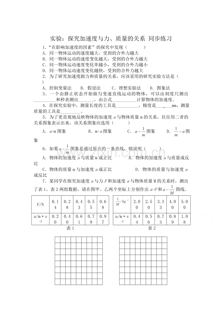 2015届高考物理第二轮考点备考训练题7.doc_第1页
