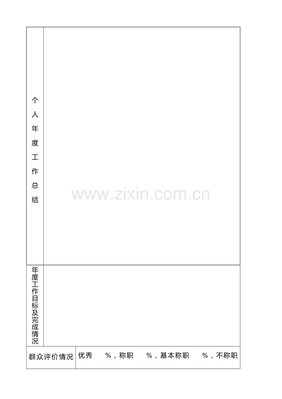 四川省“三支一扶”高校毕业生年度考核表..doc_第2页