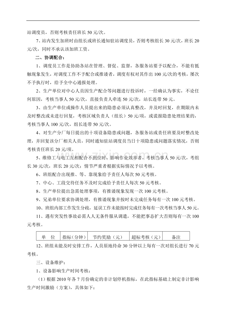 动力中心职能部门管理及考核细则(1)..doc_第2页