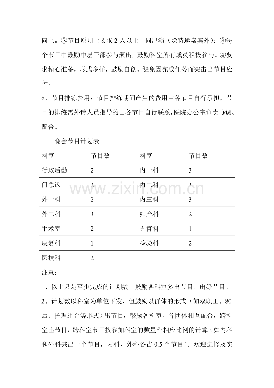 新田县人民医院2013年元旦文艺晚会活动方案.doc_第2页