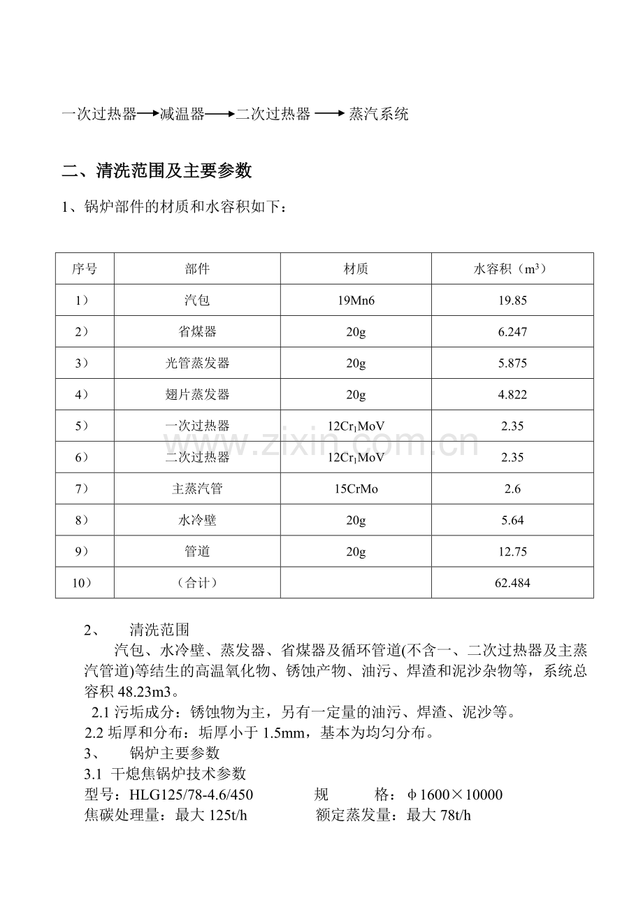 干息焦余热锅炉化学清洗工程.doc_第2页