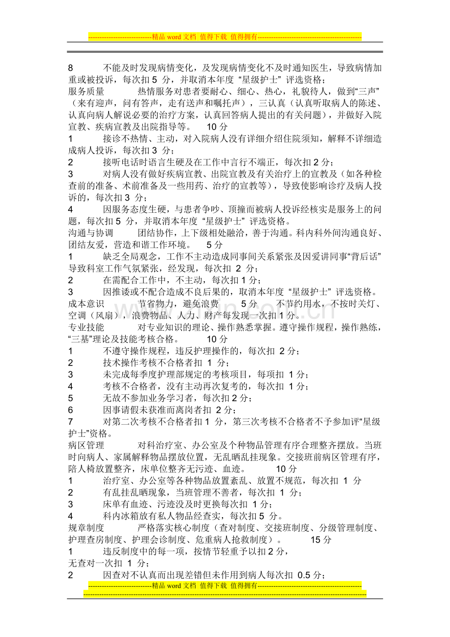 医院护理绩效考核方案..doc_第2页