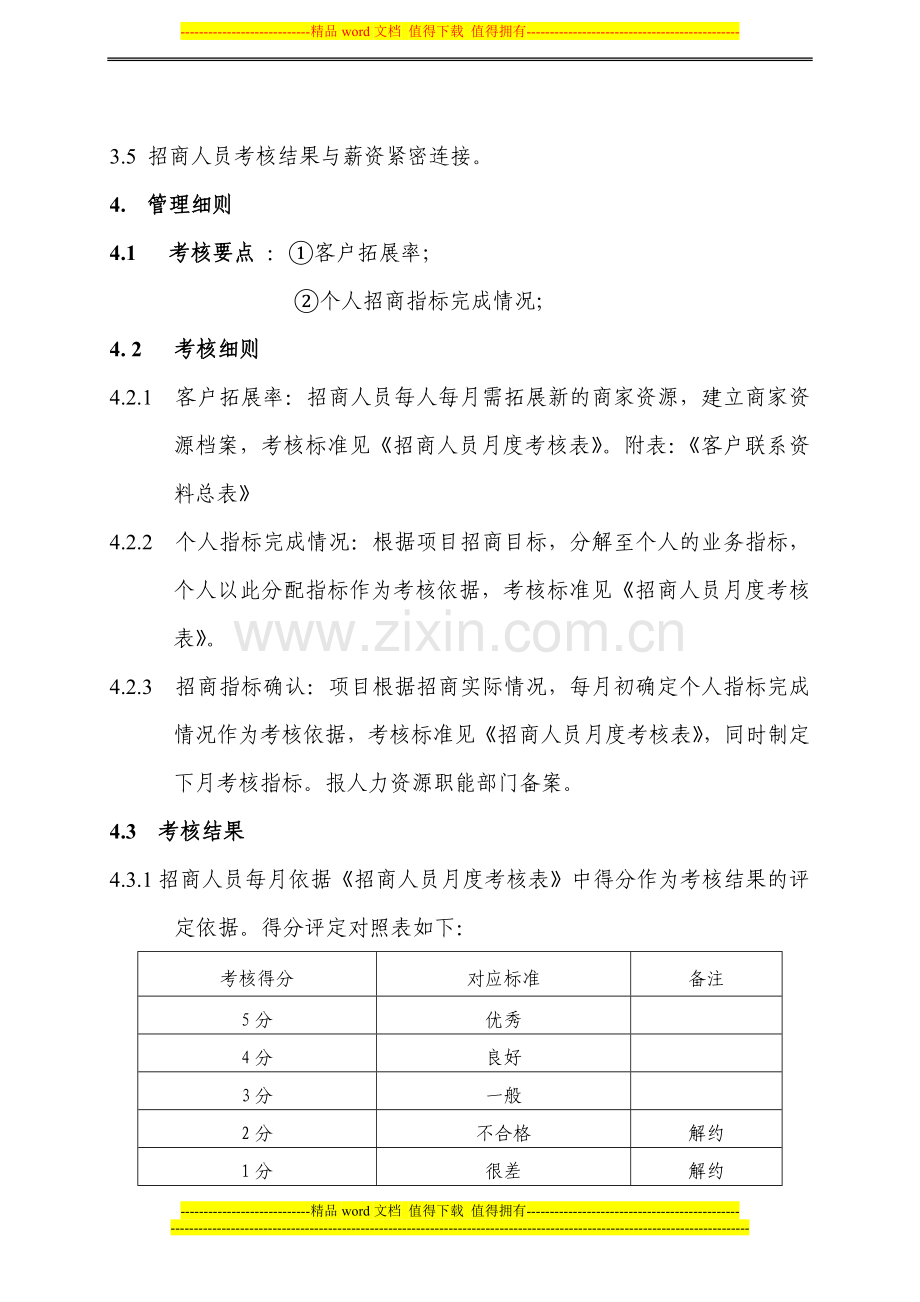 招商人员考核办法..doc_第2页