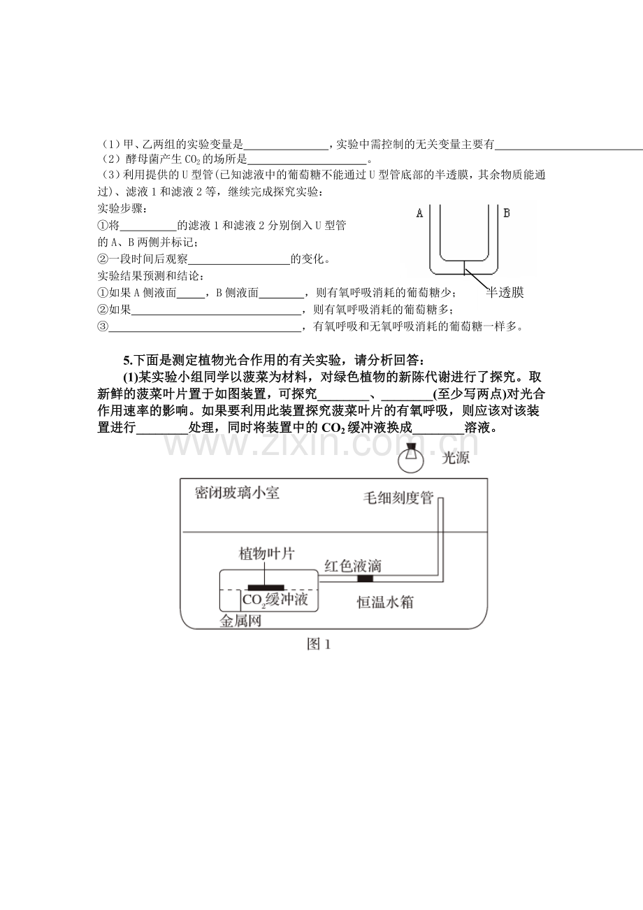 2016届高考生物第二轮复习专题训练16.doc_第2页