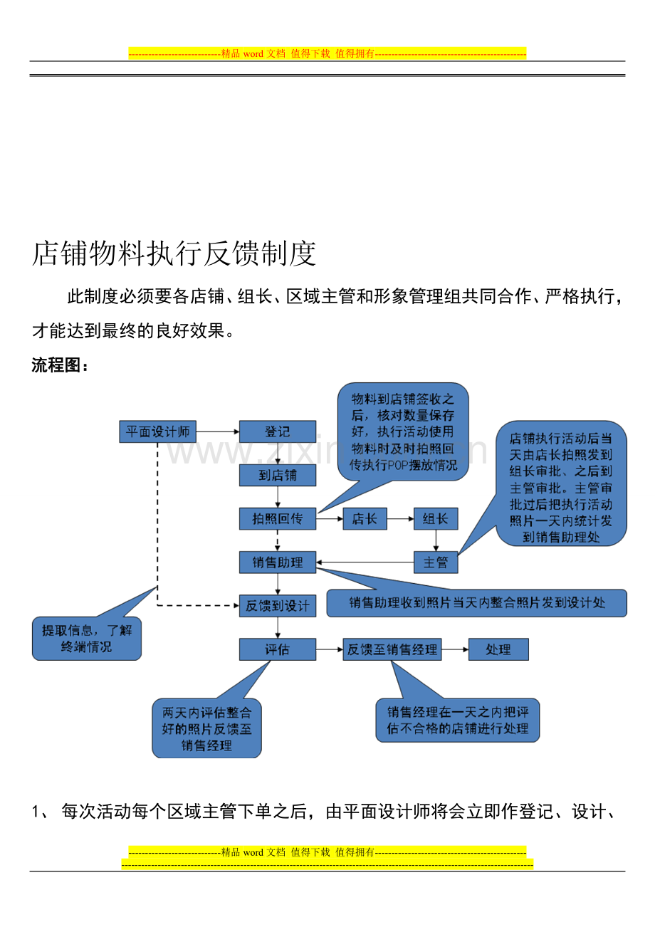店铺物料执行反馈制度最终确认版.doc_第1页