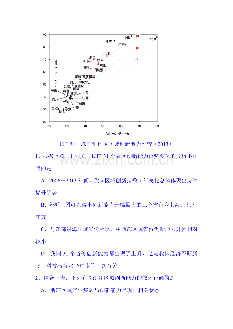 高二地理下册期末质量调研检测5.doc_第2页