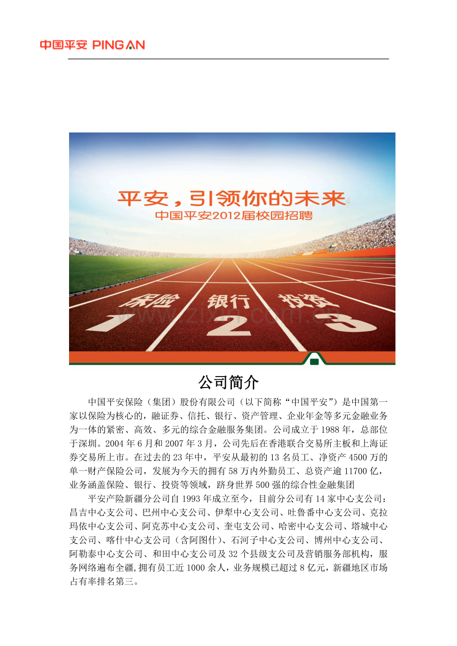 平安产险新疆分公司招聘岗位简介.doc_第1页