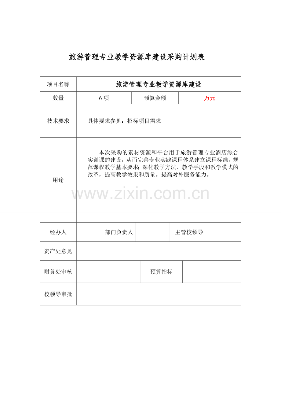 旅游管理专业资源库建设.doc_第1页