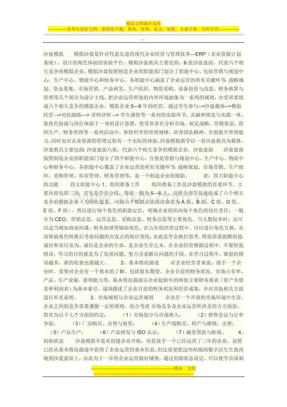 沙盘模现代企业经营与管理.doc_第1页